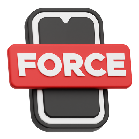 Smartphone Force  3D Icon