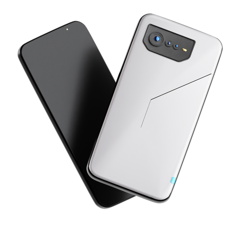 Smartphone Gaming Futuristic  3D Icon