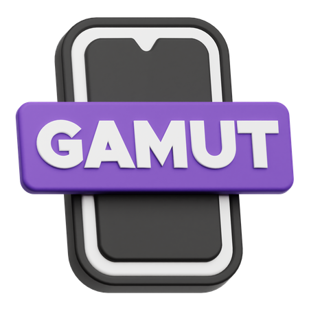 Smartphone Gamut  3D Icon