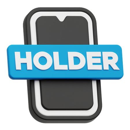 Smartphone Holder  3D Icon
