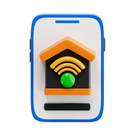 Smartphone Home  3D Icon
