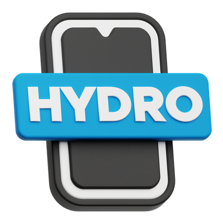 Smartphone Hydro  3D Icon