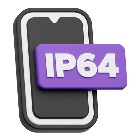 Smartphone Ip 64  3D Icon