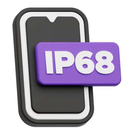 Smartphone Ip 68  3D Icon