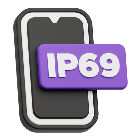 Smartphone Ip 69  3D Icon