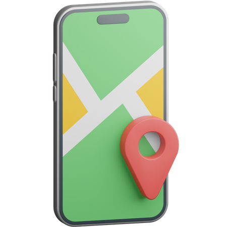 Smartphone-Karten  3D Icon