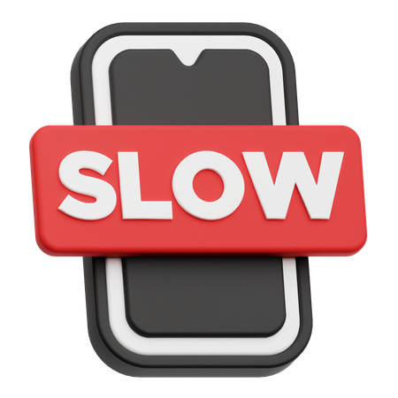 Smartphone lent  3D Icon