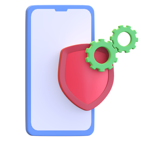 Smartphone maintenance 3D Icon