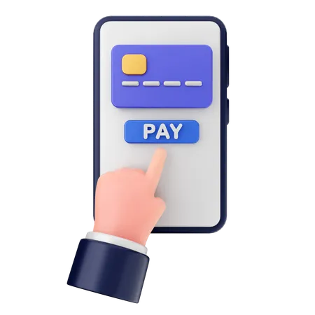 Smartphone Payment  3D Icon