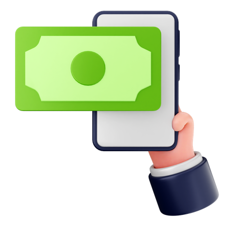 Smartphone Payment  3D Icon