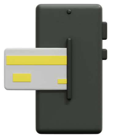 Smartphone Payment  3D Icon