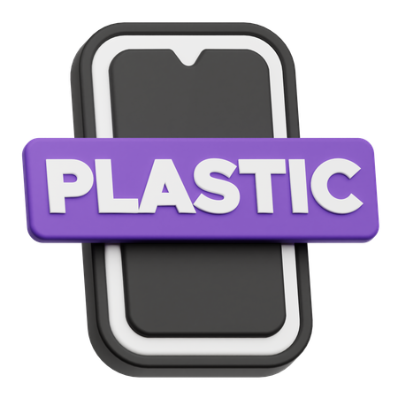 Smartphone Plastic  3D Icon