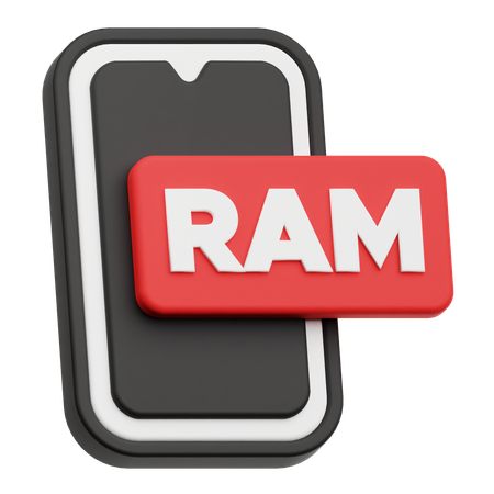 Smartphone Ram  3D Icon