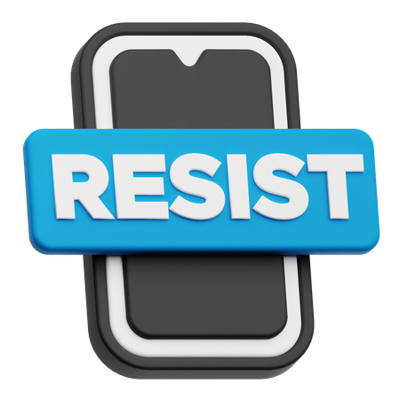Smartphone Resist  3D Icon