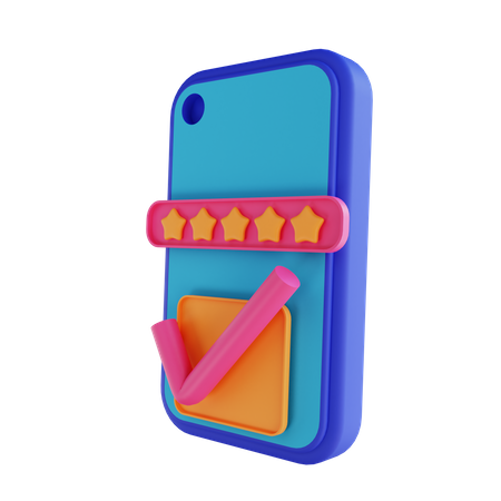 Smartphone sécurisé  3D Illustration