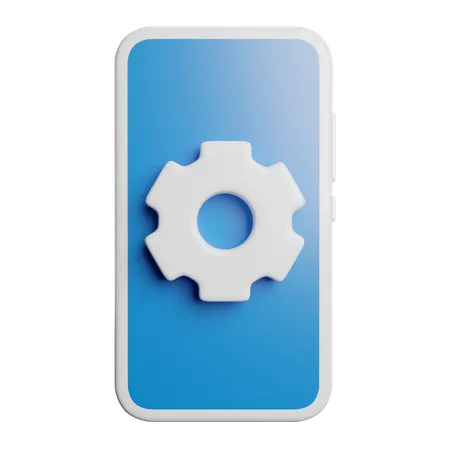 Smartphone Setting  3D Icon