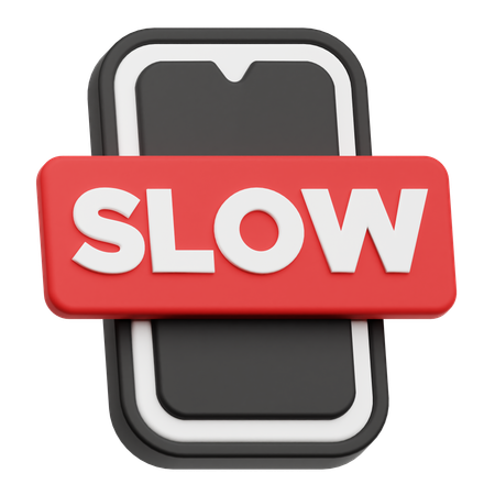 Smartphone Slow  3D Icon