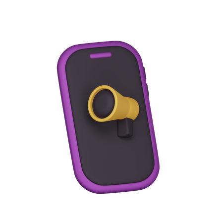 Smartphone Speker  3D Icon