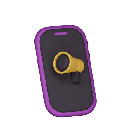 Smartphone Speker  3D Icon
