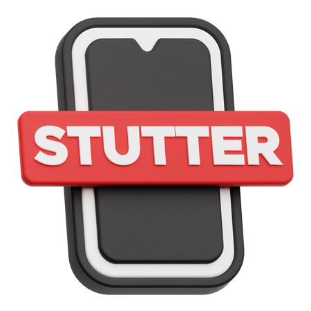 Smartphone Stutter  3D Icon