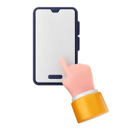 Smartphone tactile  3D Icon