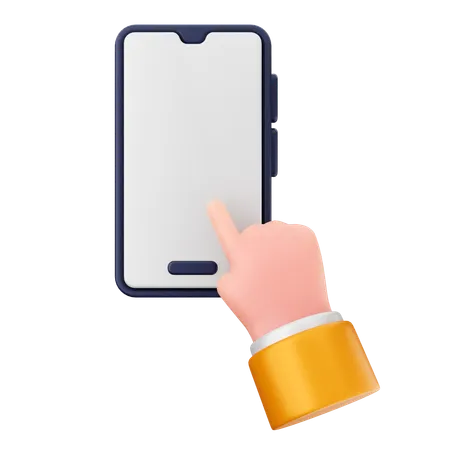 Smartphone tactile  3D Icon