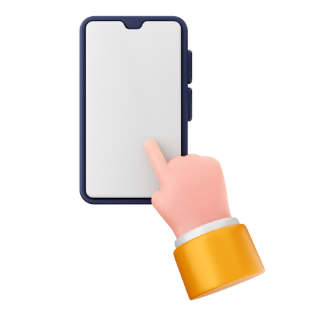 Smartphone tactile  3D Icon