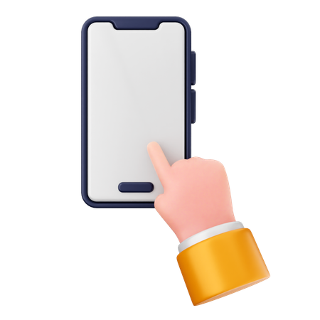 Smartphone tactile  3D Icon