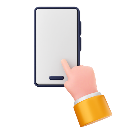 Smartphone tactile  3D Icon