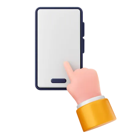 Smartphone tactile  3D Icon