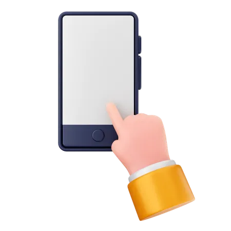 Smartphone tactile  3D Icon