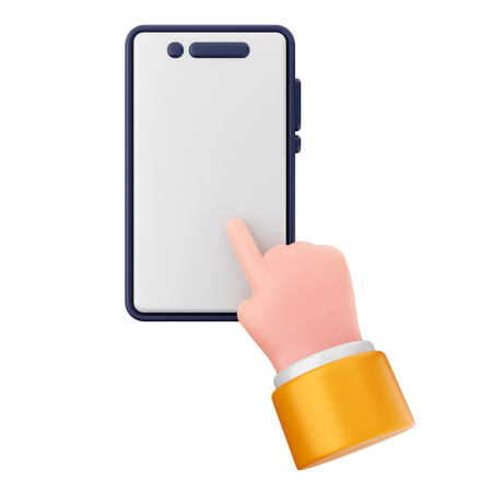 Smartphone tactile  3D Icon