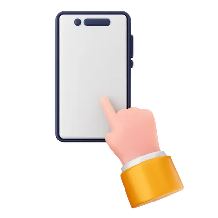 Smartphone tactile  3D Icon