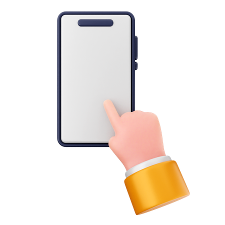 Smartphone tactile  3D Icon