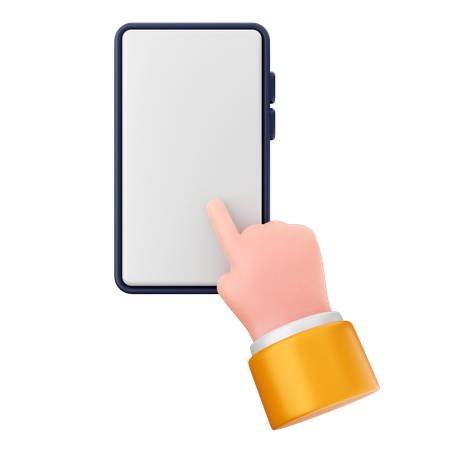 Smartphone tactile  3D Icon