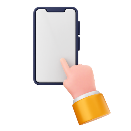 Smartphone tactile  3D Icon