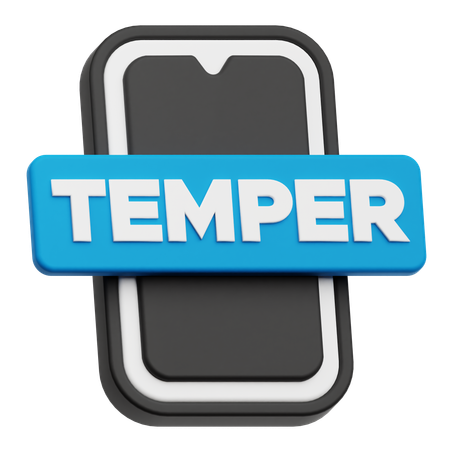 Smartphone Temper  3D Icon