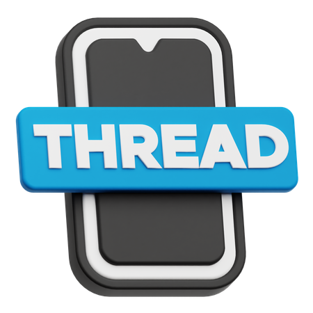 Smartphone Thread  3D Icon