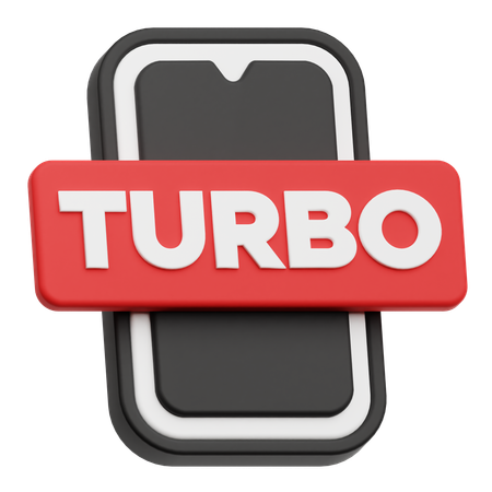 Smartphone Turbo  3D Icon