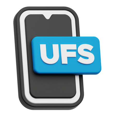Smartphone Ufs  3D Icon