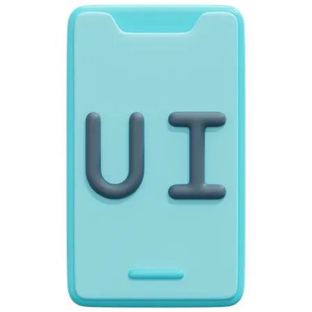 Smartphone Ui  3D Icon