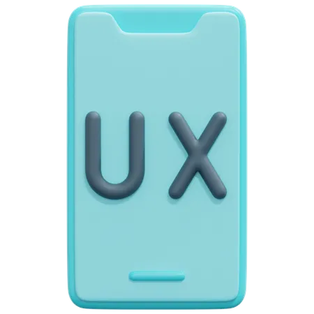 Smartphone Ux  3D Icon