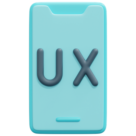 Smartphone Ux  3D Icon