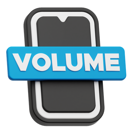Smartphone Volume  3D Icon