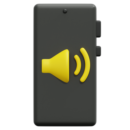 Smartphone Volume  3D Icon