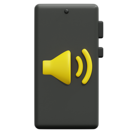 Smartphone Volume  3D Icon