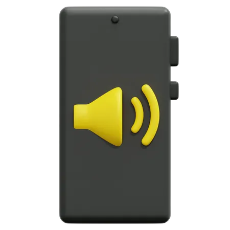 Smartphone Volume  3D Icon