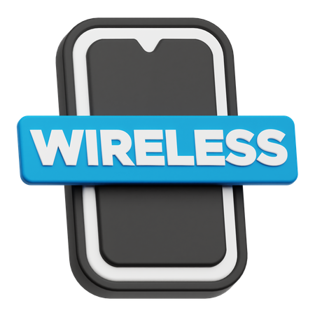 Smartphone Wireless  3D Icon