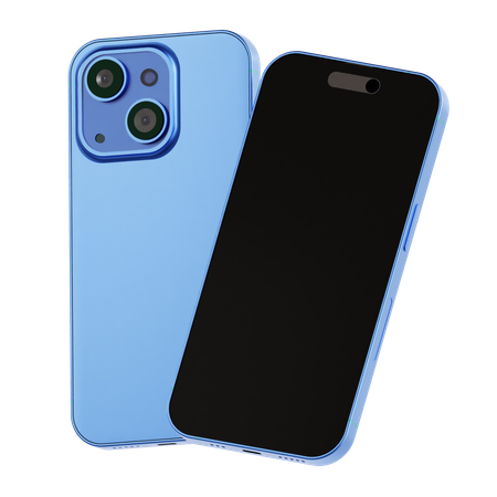 Smartphone With Double Lenses  3D Icon