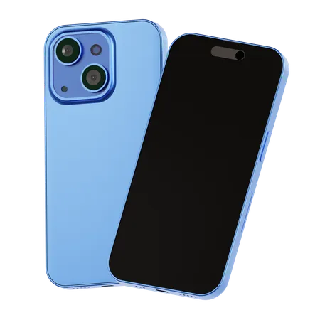 Smartphone With Double Lenses  3D Icon